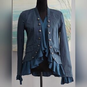 Free People Ruffles Romance Jacket Sz Small